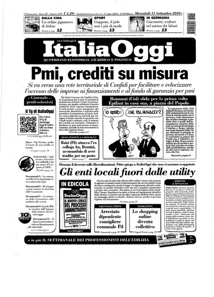 Italia oggi : quotidiano di economia finanza e politica